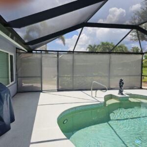 Screens offer privacy around your pool deck or lanai